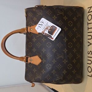 Louis Vuitton 1994 Ultra Rare Vintage Speedy30 Excellent condition lock/key #320